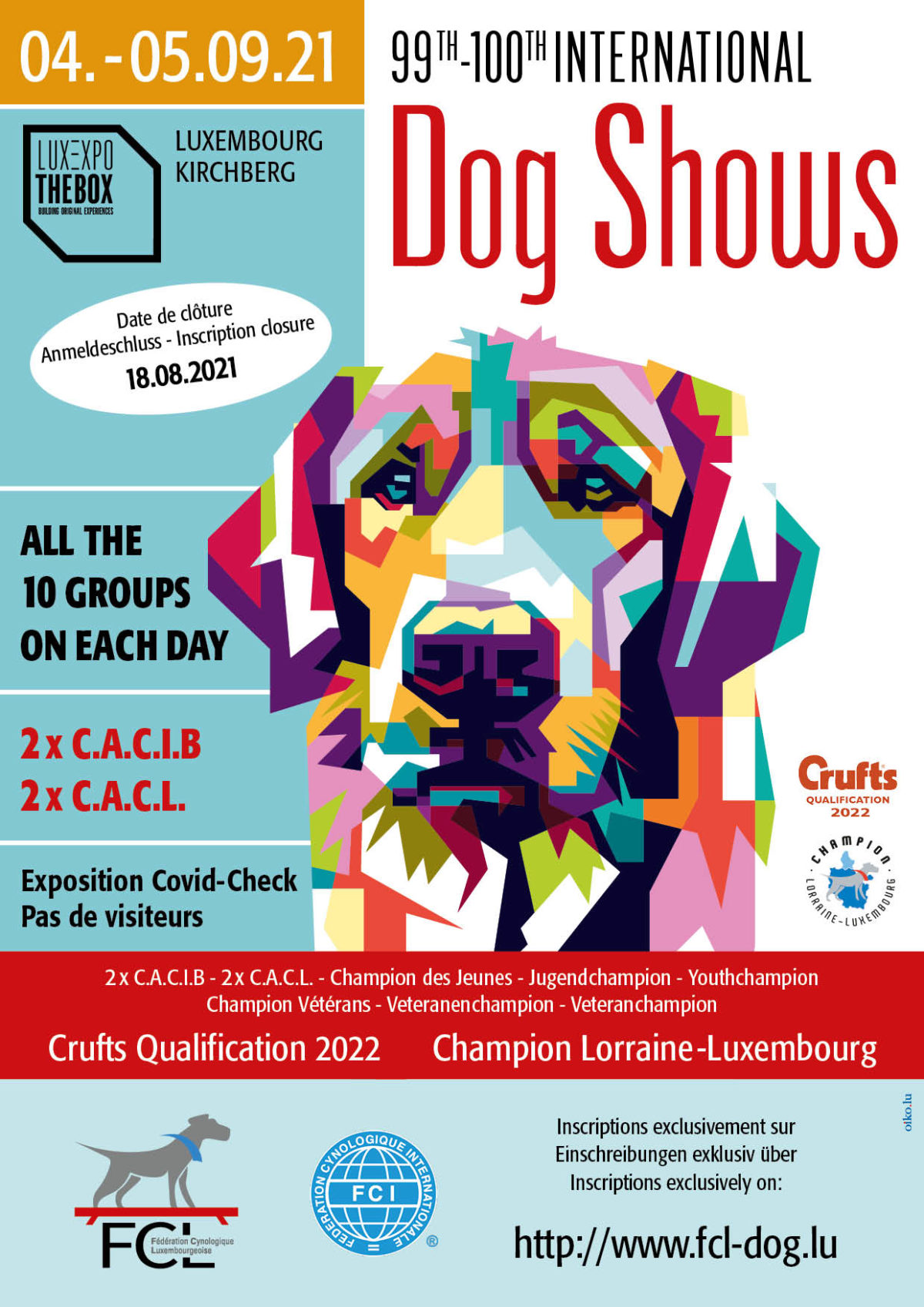 FCL_Affiche_99-100TH_Dog Show_210x297mm